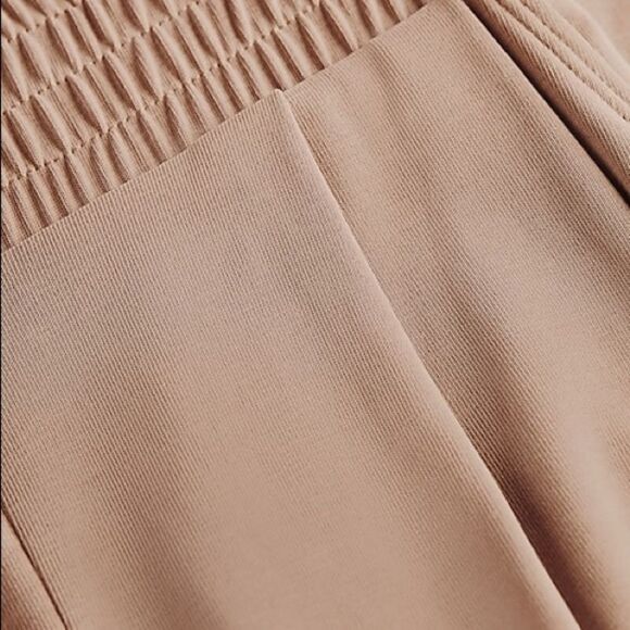 Express Super High Waisted Silky Sueded Jersey Joggers Blush Taupe XL NWT - Picture 7 of 12